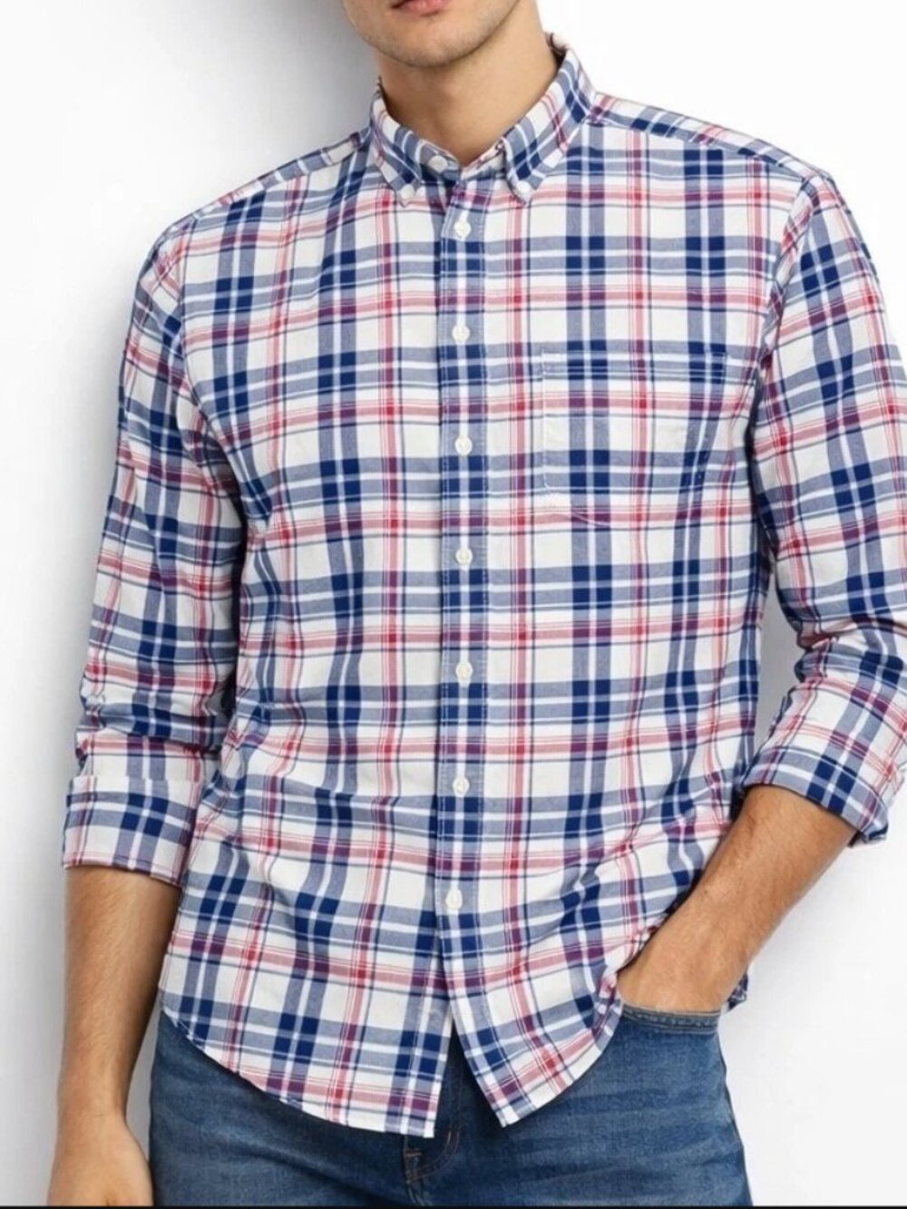 Banana Republic Grant Fit Button Up Shirt